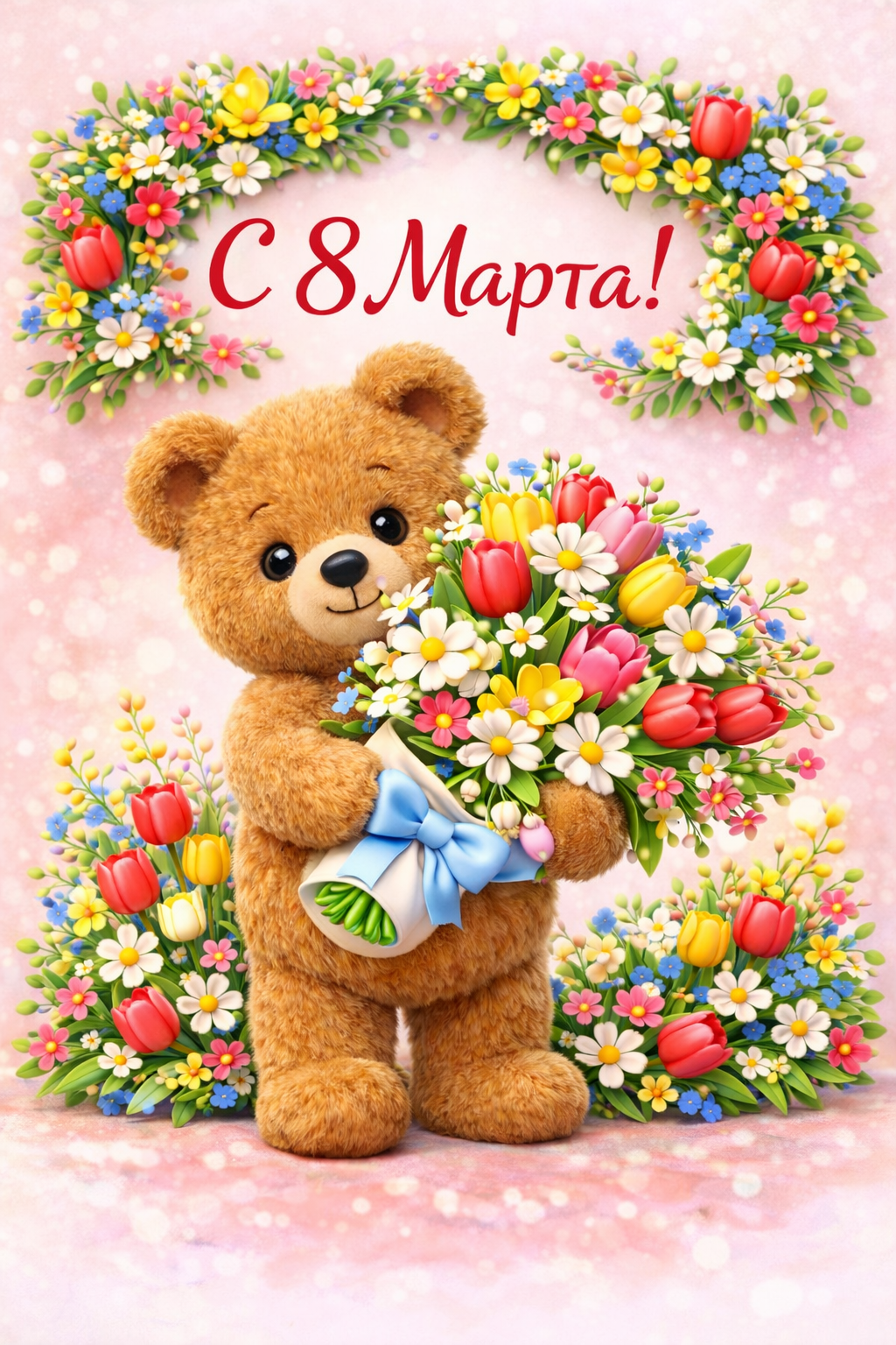 С 8 Марта, дорогие мамы, бабушки и девочки! 